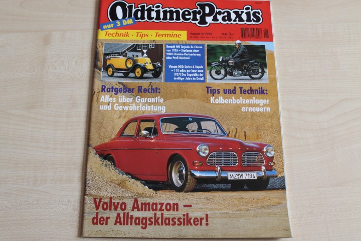 Deckblatt Oldtimer Praxis (08/1996)